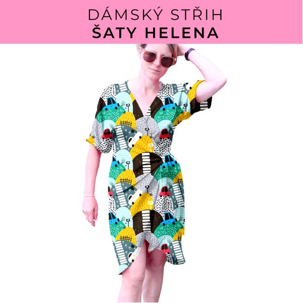 Dámský střih na šaty  Helena