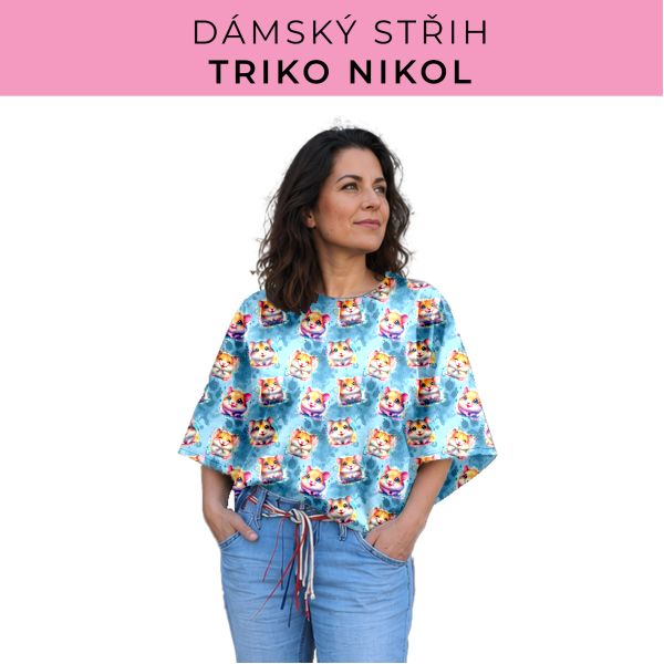 Dámský střih -  triko Nikol