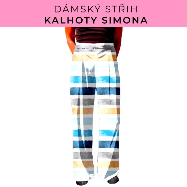 Dámský střih - kalhoty Simona