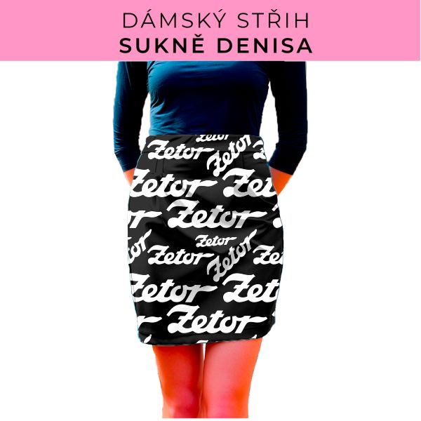 Dámský střih - Dámská sukně Denisa