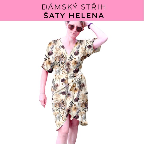Dámský střih na šaty  Helena