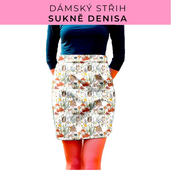Dámský střih - Dámská sukně Denisa