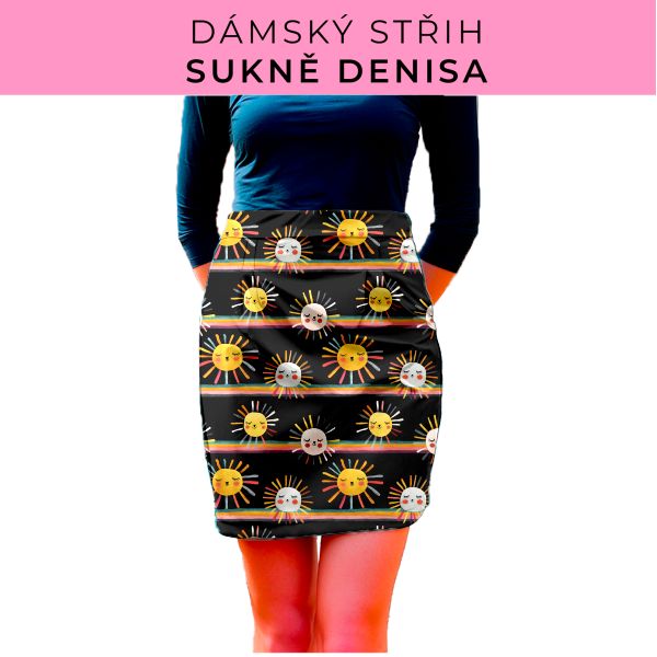 Dámský střih - Dámská sukně Denisa