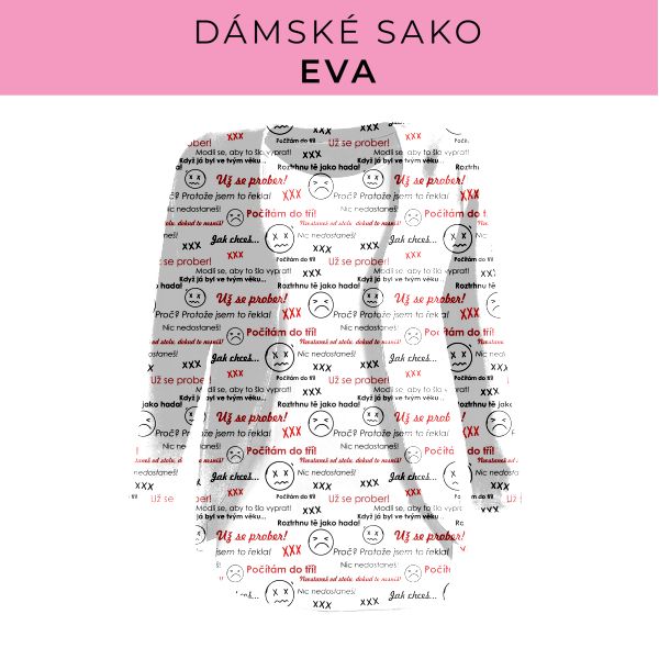 DÁMSKÝ střih - sako Eva