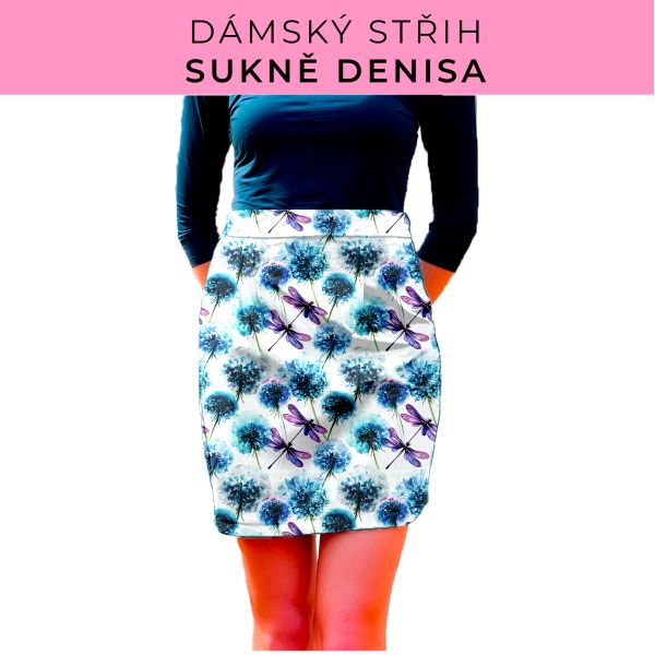 Dámský střih - Dámská sukně Denisa