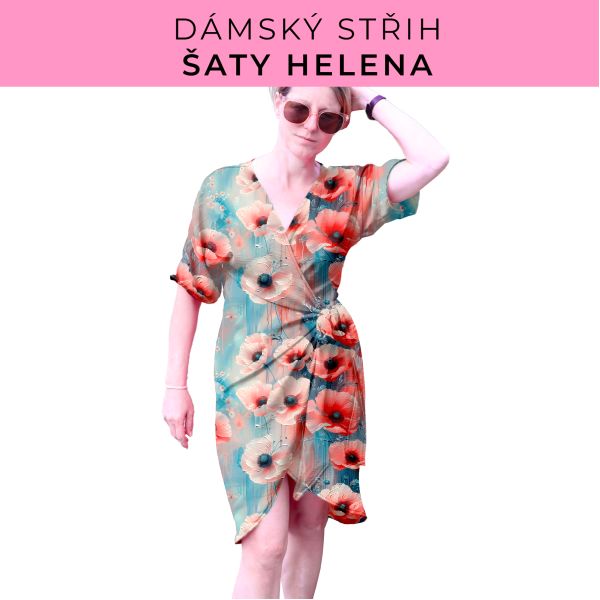 Dámský střih na šaty  Helena