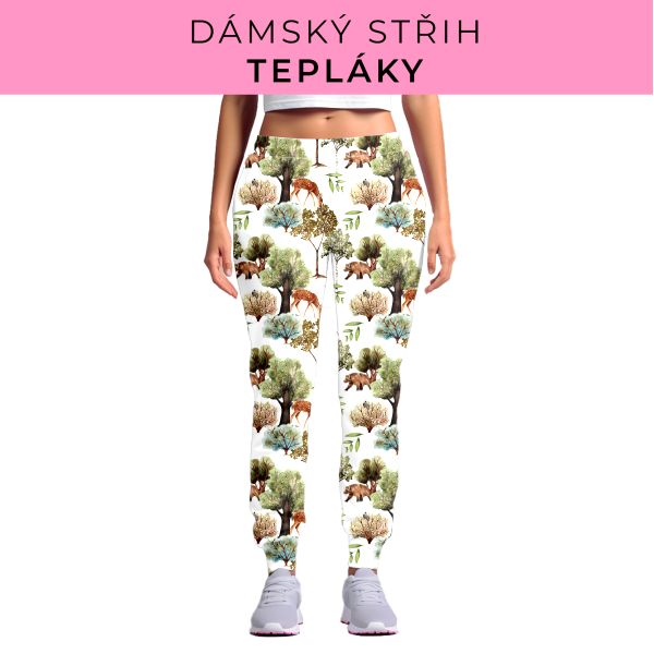 DÁMSKÝ střih - tepláky