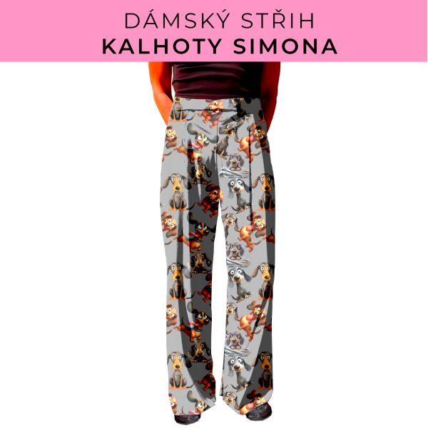 Dámský střih - kalhoty Simona