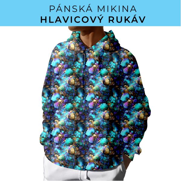 PÁNSKÝ střih - mikina s kapucí