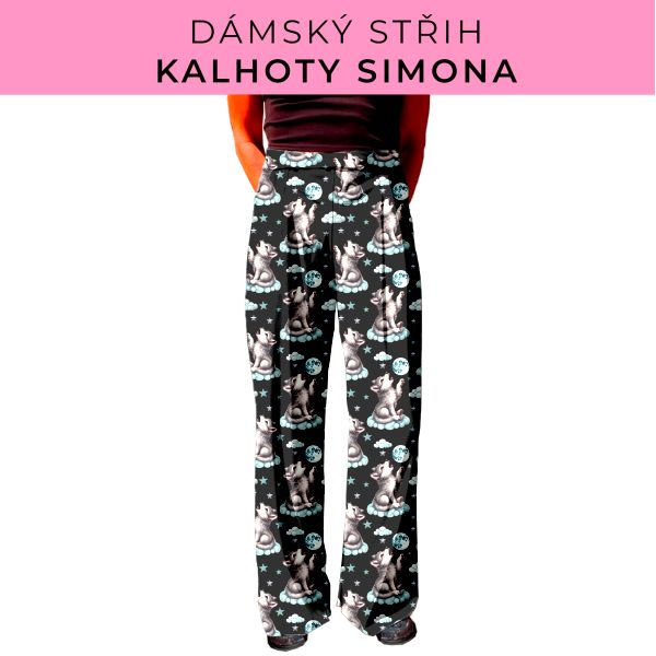 Dámský střih - kalhoty Simona