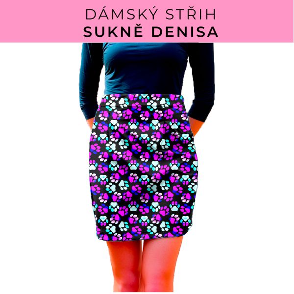 Dámský střih - Dámská sukně Denisa