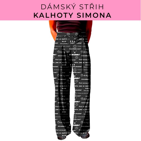 Dámský střih - kalhoty Simona