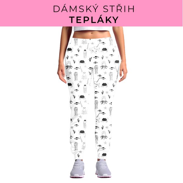DÁMSKÝ střih - tepláky