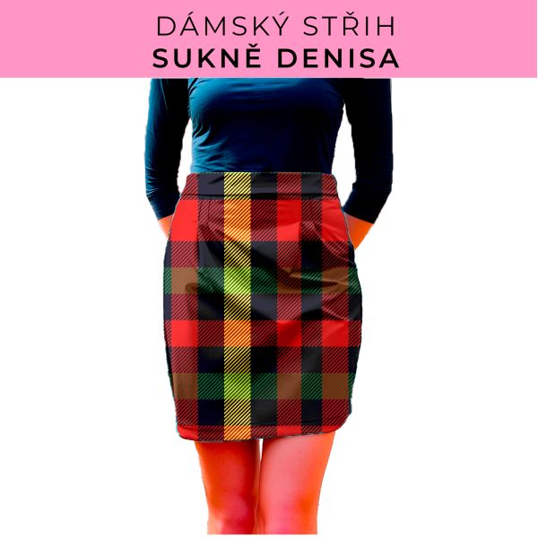 Dámský střih - Dámská sukně Denisa
