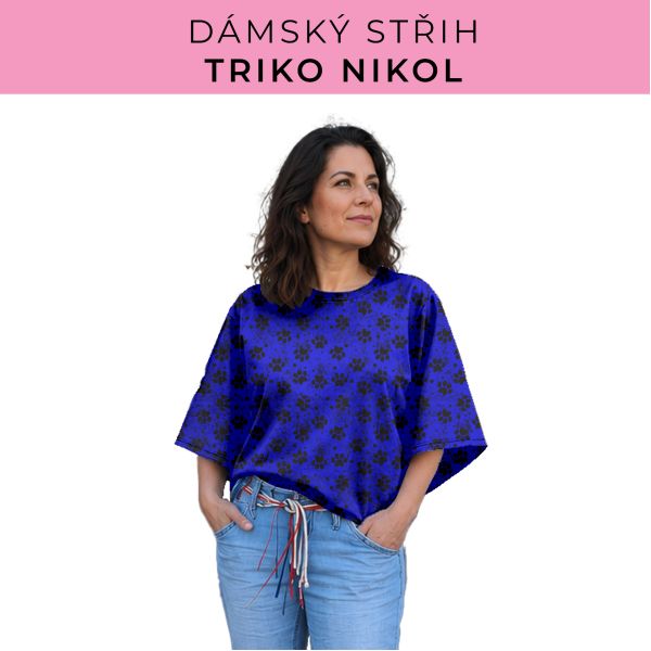 Dámský střih -  triko Nikol