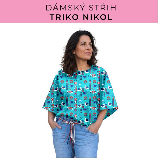 Dámský střih -  triko Nikol
