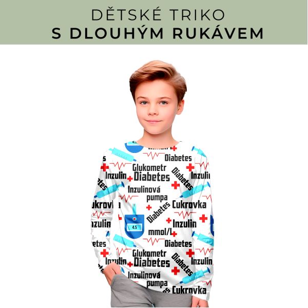 DĚTSKÝ střih - triko dlouhý rukáv