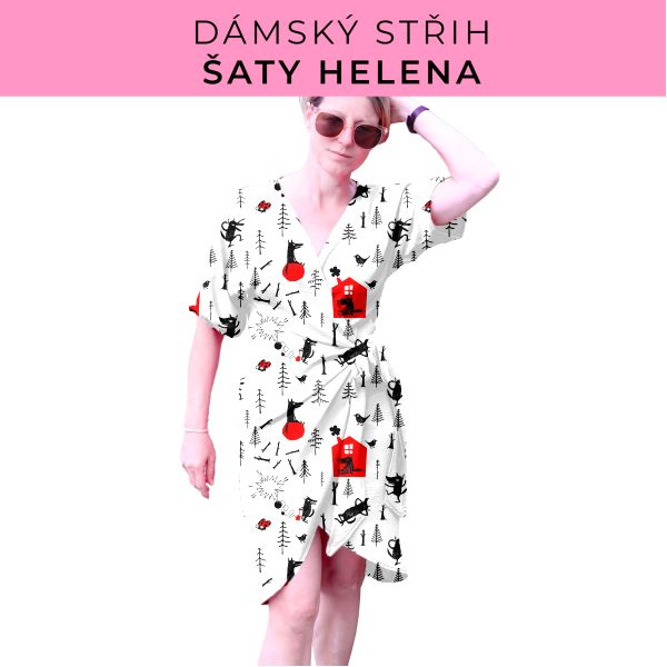 Dámský střih na šaty  Helena