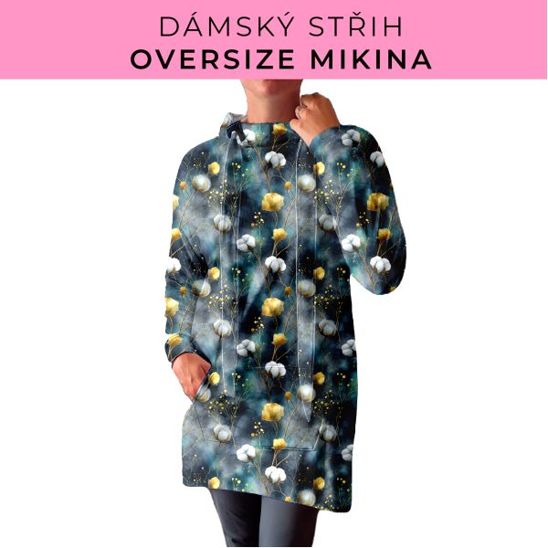 DÁMSKÝ střih - Oversize mikina