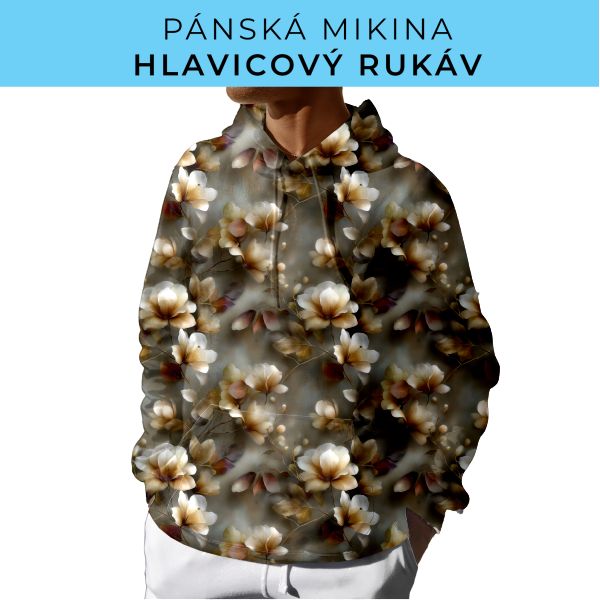 PÁNSKÝ střih - mikina s kapucí