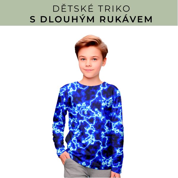 DĚTSKÝ střih - triko dlouhý rukáv