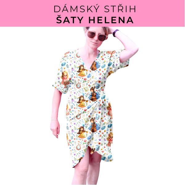 Dámský střih na šaty  Helena