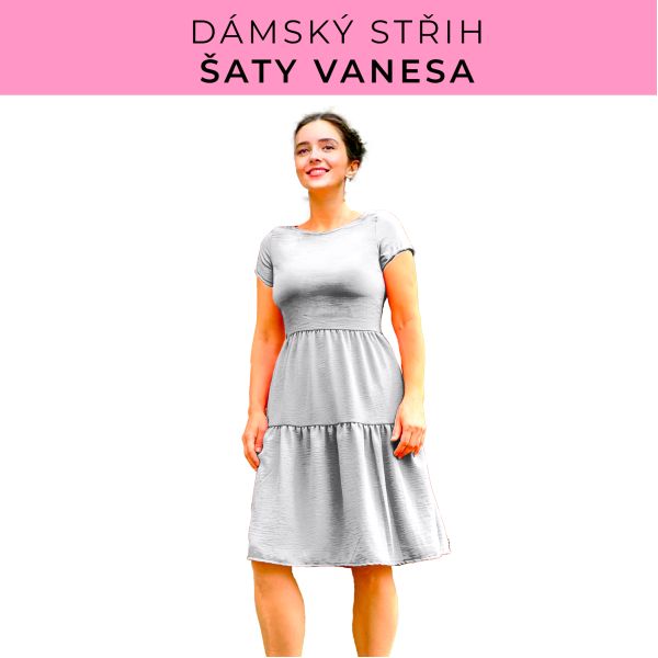 Dámský střih šaty Vanesa