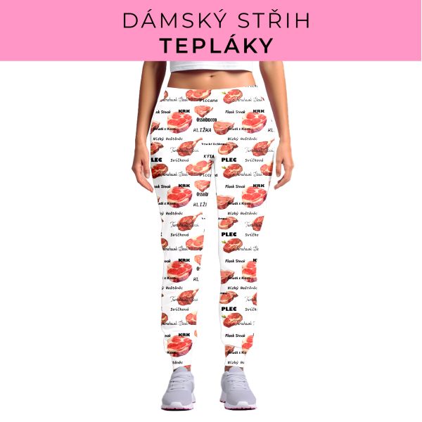 DÁMSKÝ střih - tepláky