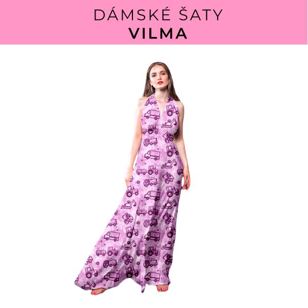DÁMSKÝ střih - šaty Vilma