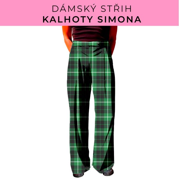 Dámský střih - kalhoty Simona