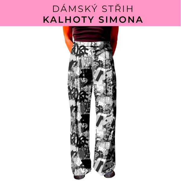 Dámský střih - kalhoty Simona