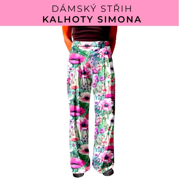 Dámský střih - kalhoty Simona