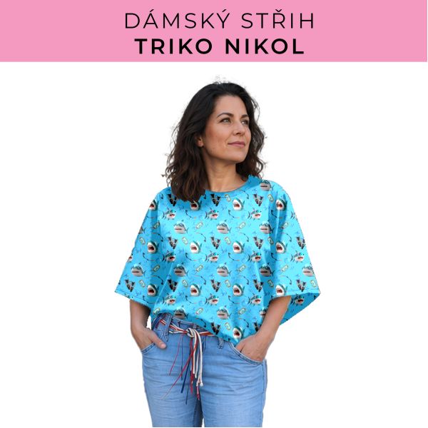 Dámský střih -  triko Nikol