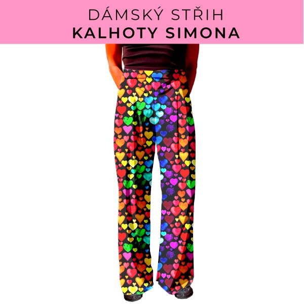 Dámský střih - kalhoty Simona