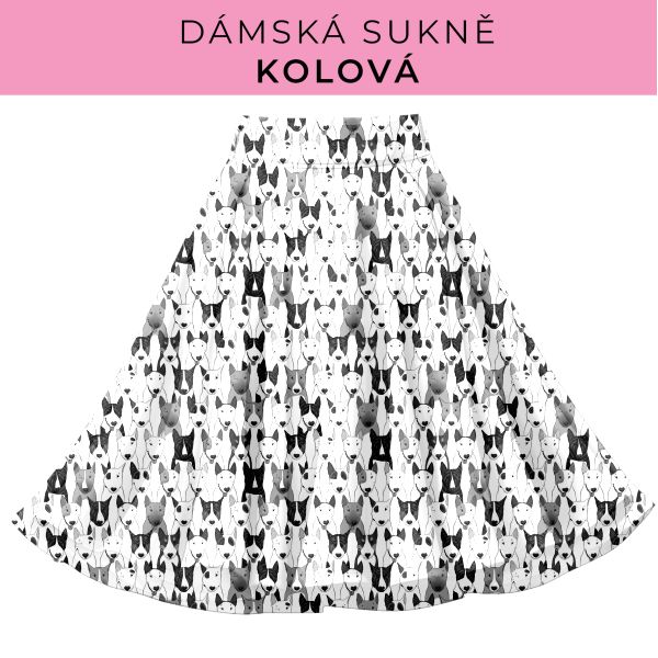 DÁMSKÝ střih - Kolová sukně