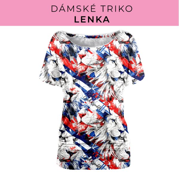 DÁMSKÝ střih - Triko Lenka