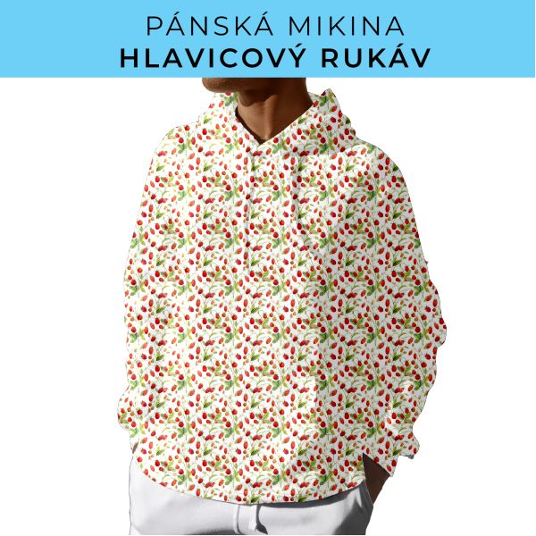 PÁNSKÝ střih - mikina s kapucí