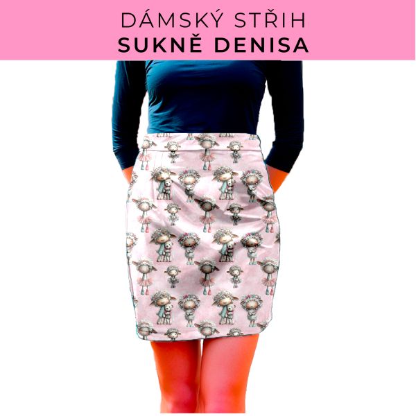 Dámský střih - Dámská sukně Denisa