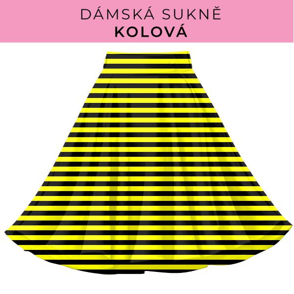 DÁMSKÝ střih - Kolová sukně
