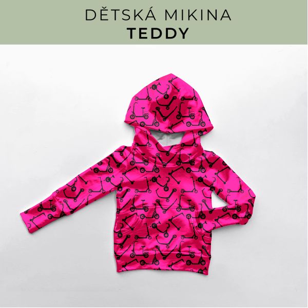 DĚTSKÝ střih - Mikina Teddy