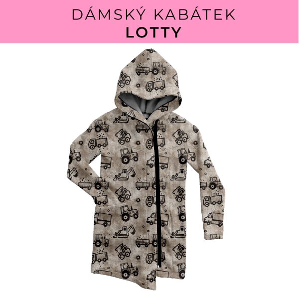 DÁMSKÝ střih - Kabátek Lotty