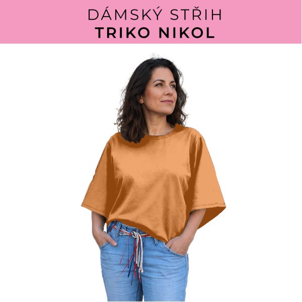 Dámský střih -  triko Nikol