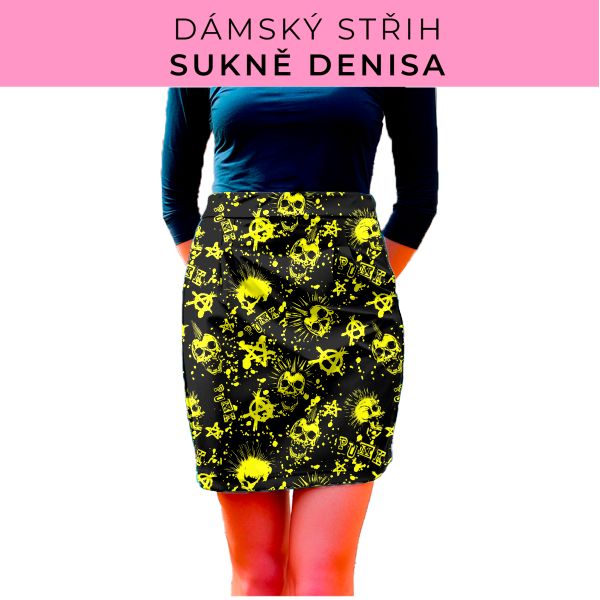Dámský střih - Dámská sukně Denisa