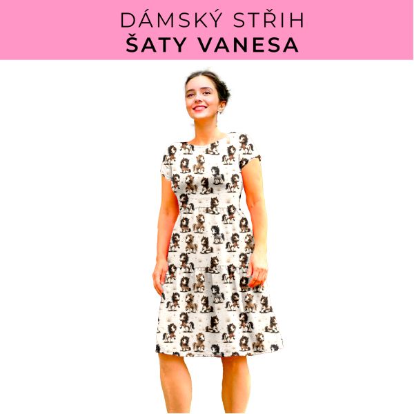 Dámský střih šaty Vanesa