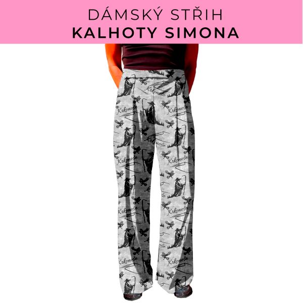 Dámský střih - kalhoty Simona