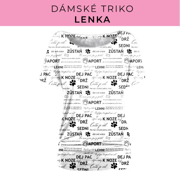 DÁMSKÝ střih - Triko Lenka