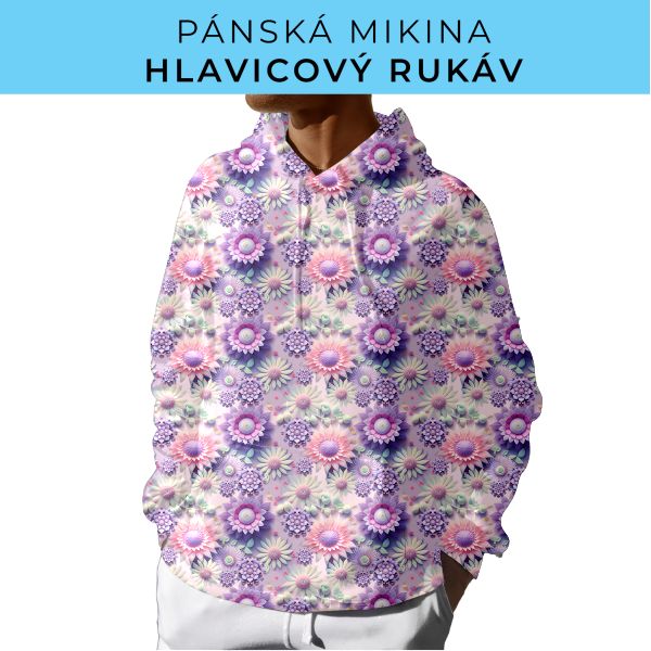PÁNSKÝ střih - mikina s kapucí