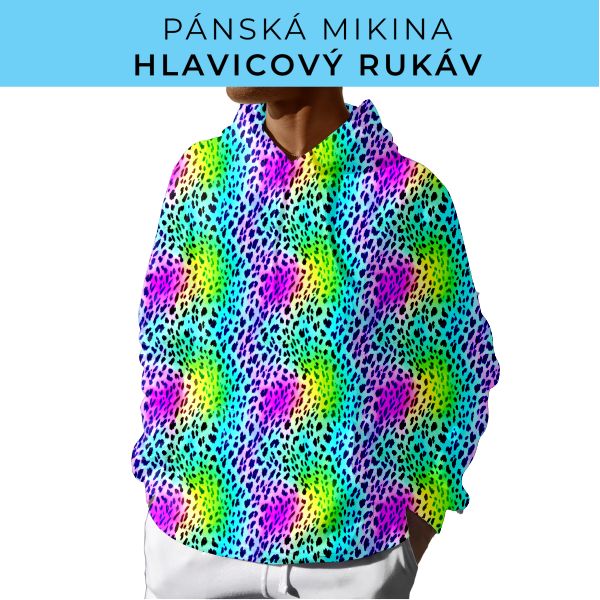 PÁNSKÝ střih - mikina s kapucí