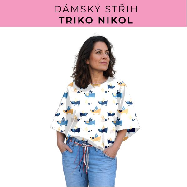 Dámský střih -  triko Nikol