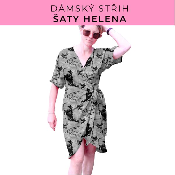 Dámský střih na šaty  Helena